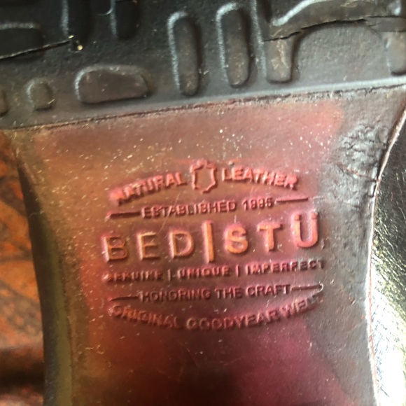 EUC BED STU ‘JUDGEMENT’ BOOTS! BLACK/TEAK 9.5 - Picture 6 of 11